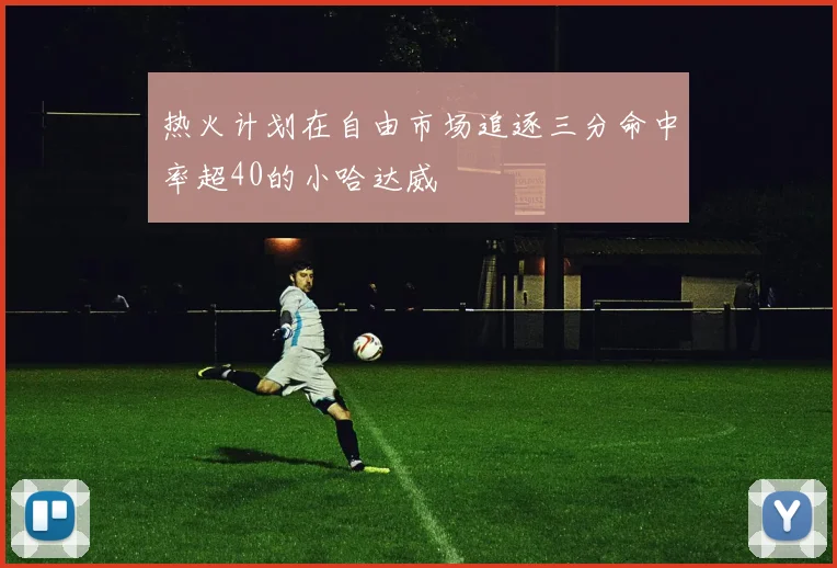 热火计划在自由市场追逐三分命中率超40的小哈达威